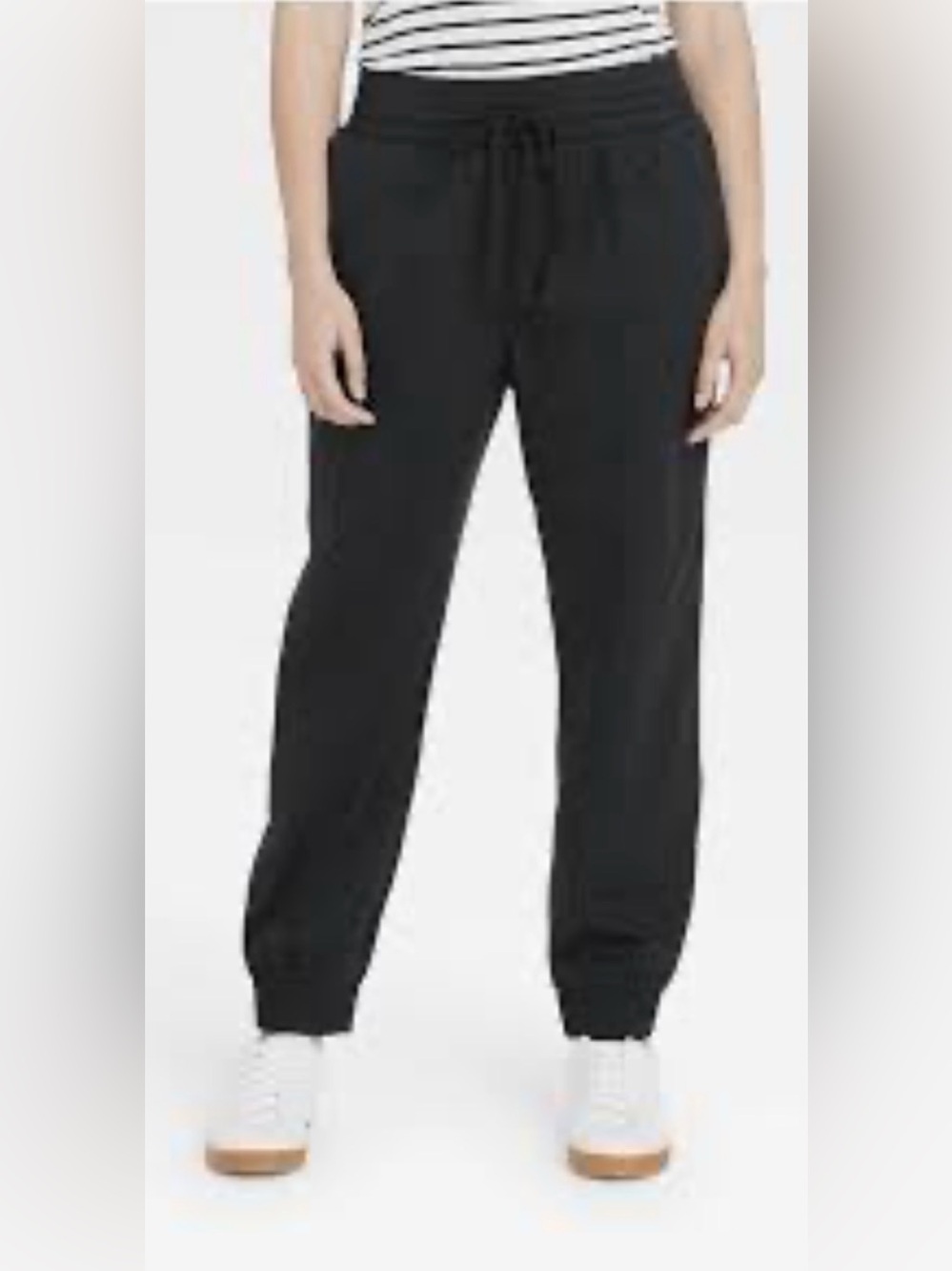 A New Day Black Tapered Jogger Pants